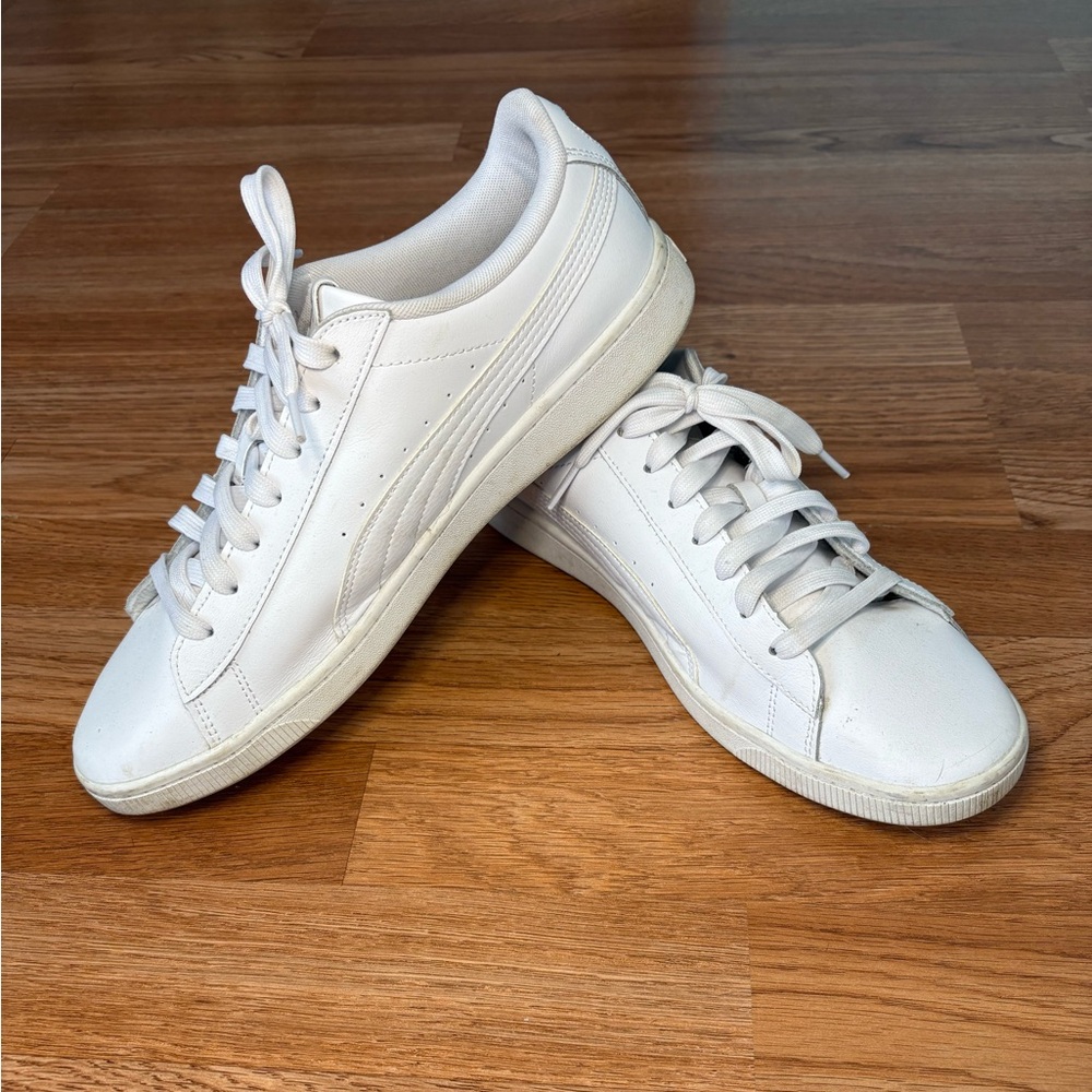 Women’s White Puma Sneakers 11